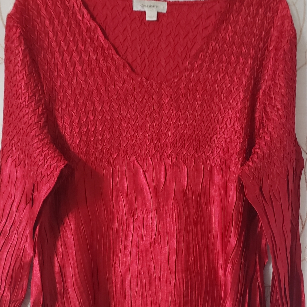 Red blouse